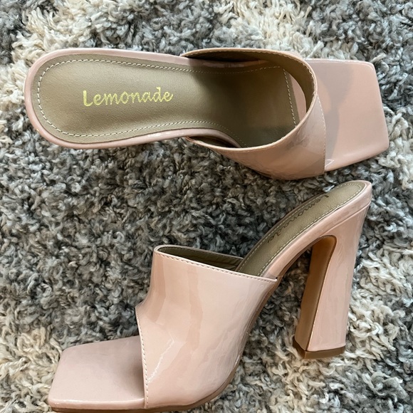 Brand New LuLu’s Lemonade Sandal Heels size 6.5 - Picture 2 of 2